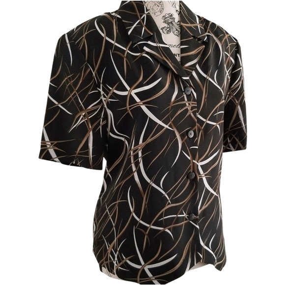 NWT deadstock vintage short sleeves blouse - Picture 4 of 4